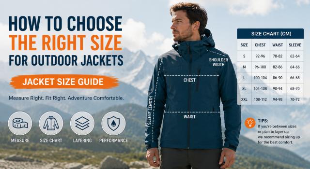 How to Choose the Right Size for Outdoor Jackets How to Choose the Right Size for Outdoor Jackets