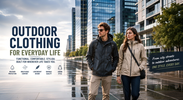 Outdoor Clothing for Everyday Life: Why Functional Apparel Belongs Beyond the Trail