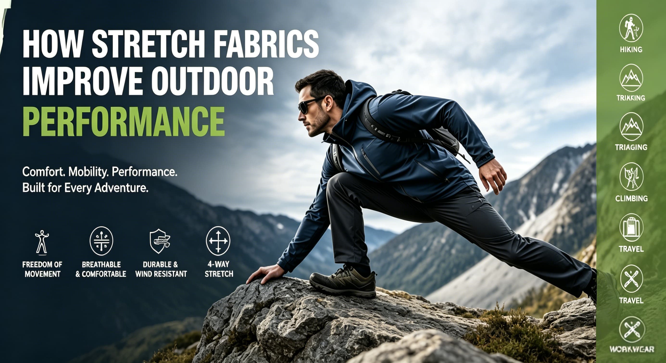 How Stretch Fabrics Improve Outdoor Performance